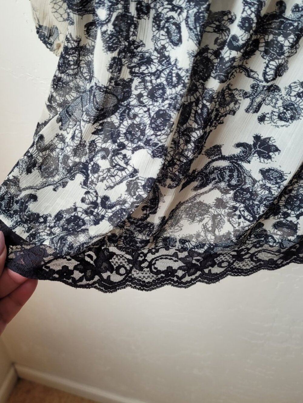 Susan Graver Semi Sheer Boho Tunic - Picture 3 of 8